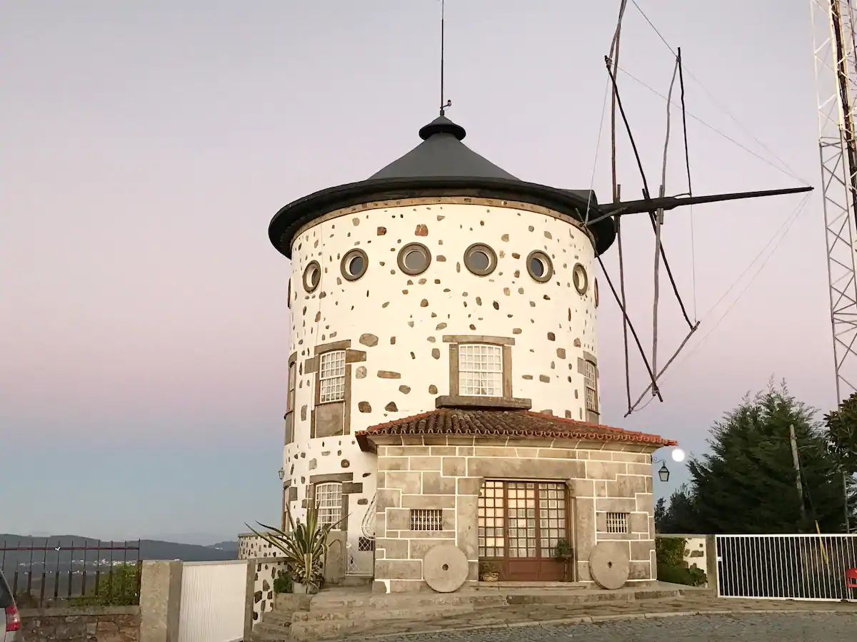 The restored Moinho House windmill on São Félix Hill